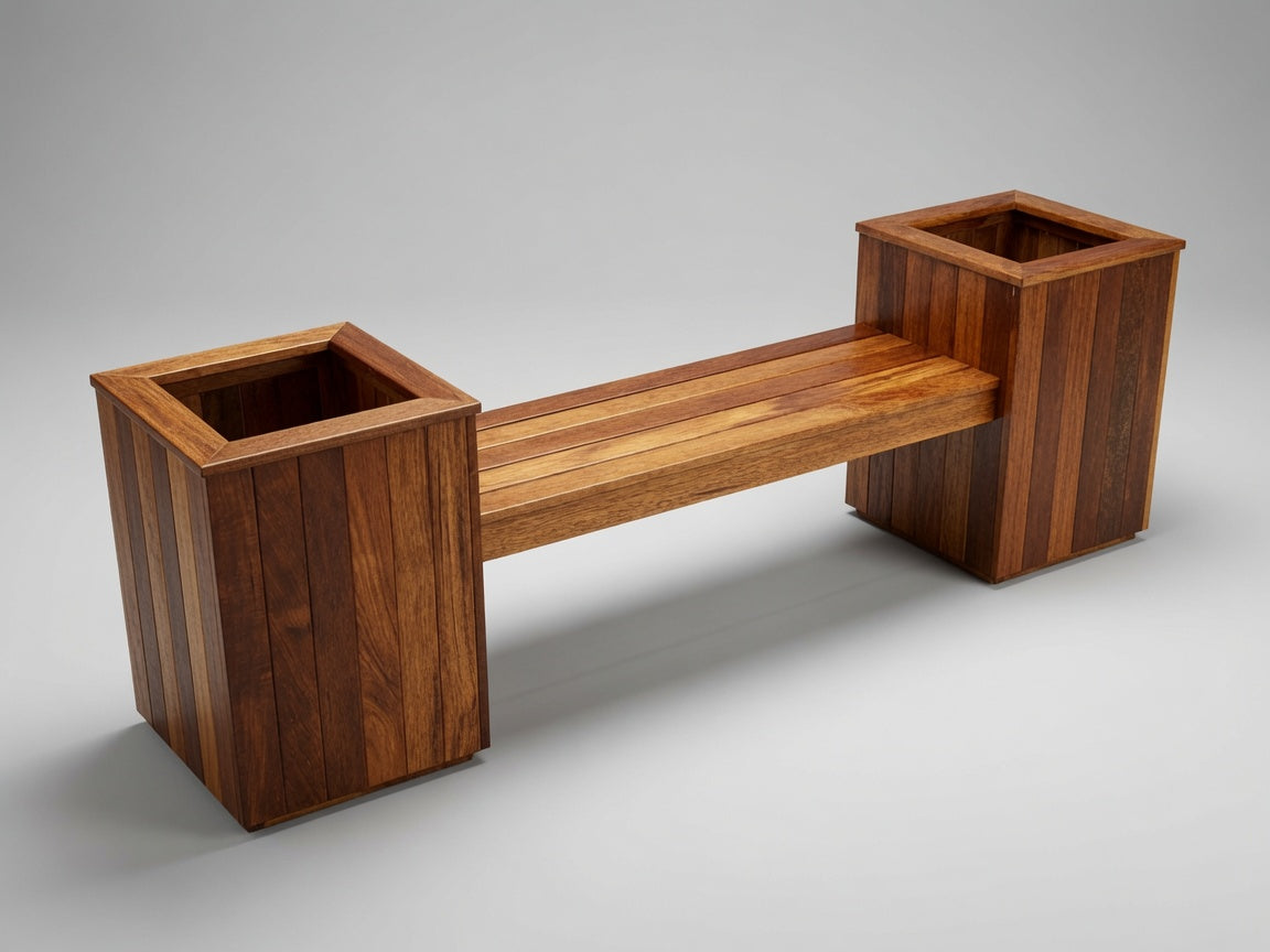 Kwila Modular Planter Bench | Combination #5