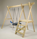 Small Play Frame Set (#5) - with Net Swing, no slide