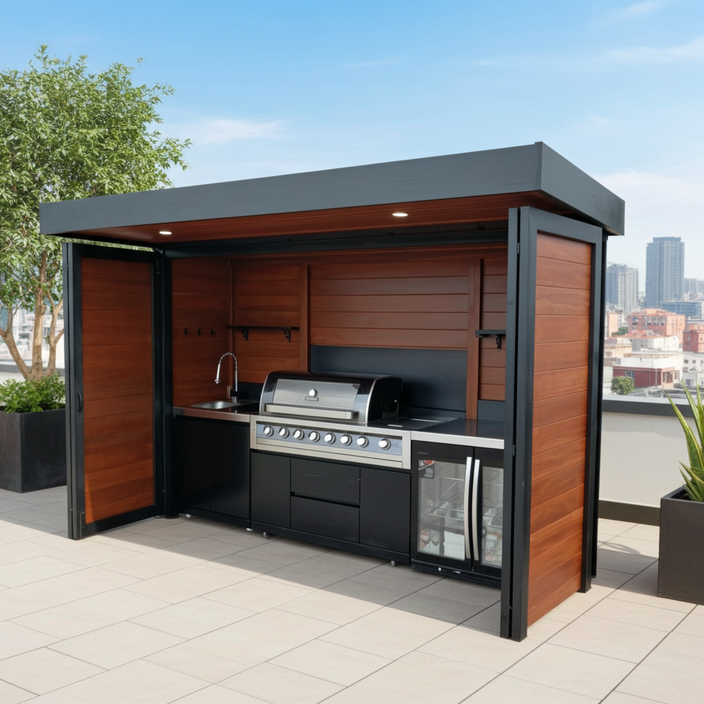 Custom BBQ Enclosure & Outdoor Kitchen Collection