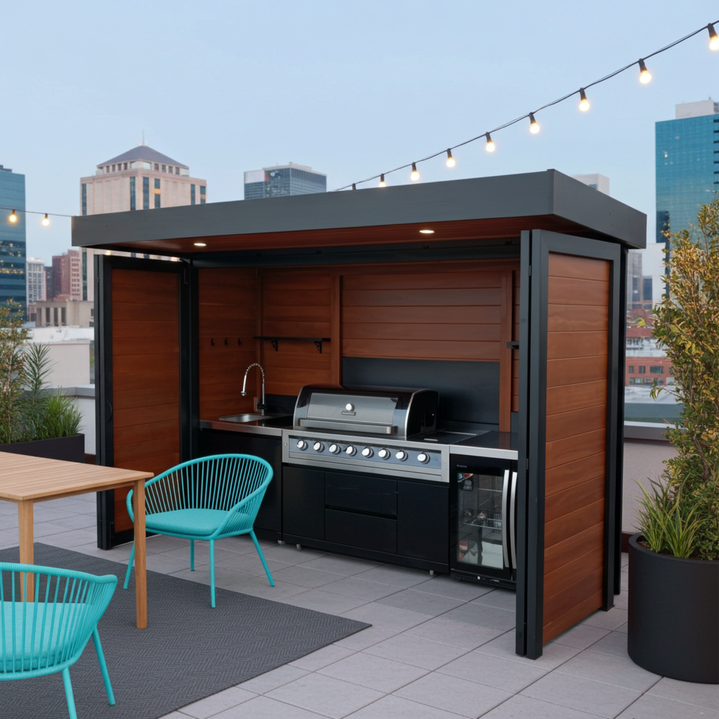 Custom BBQ Enclosure & Outdoor Kitchen Collection