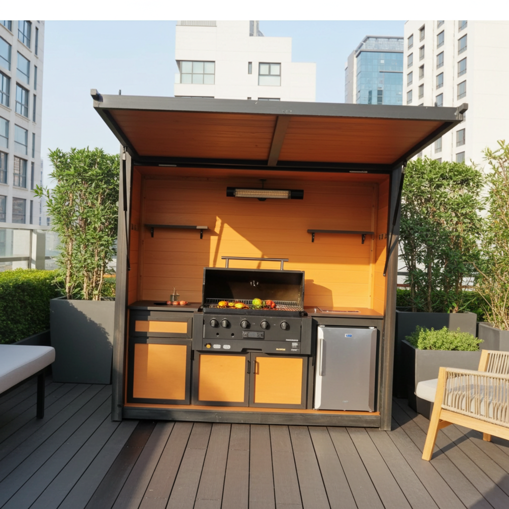 Custom BBQ Enclosure & Outdoor Kitchen Collection