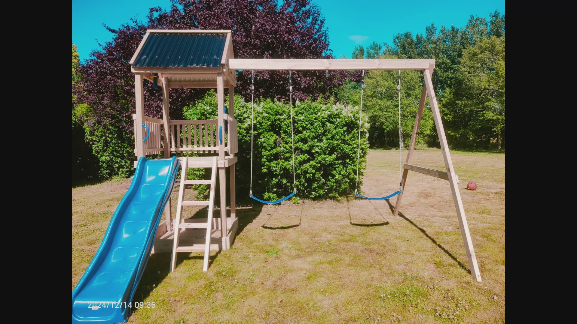 Standard 1.2mx1.2m Play Tower (#5) - with slide and swings