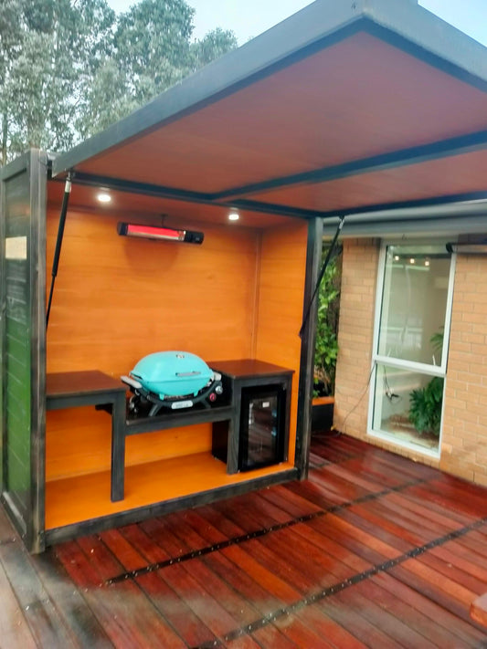 Outdoor BBQ Kitchen Enclosure - Base Model